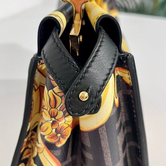 Fendi x Versace "Fendace" Baroque Zucca Print Mini Peekaboo Bag - Picture 3 of 15